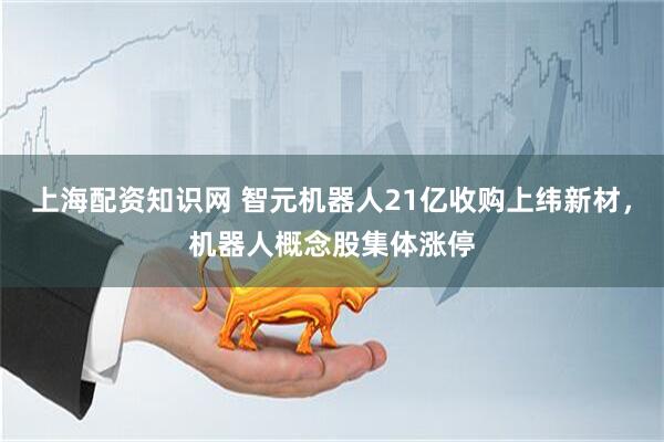 上海配资知识网 智元机器人21亿收购上纬新材，机器人概念股集体涨停