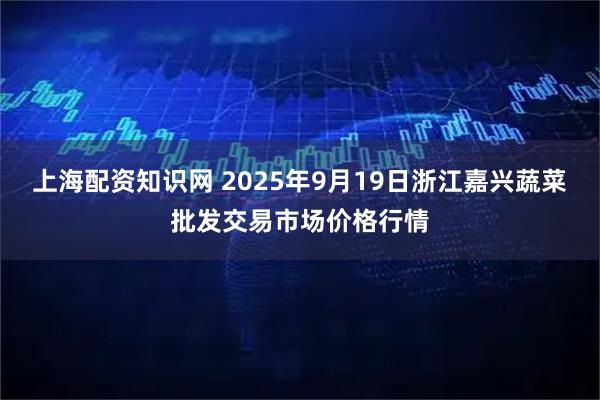 上海配资知识网 2025年9月19日浙江嘉兴蔬菜批发交易市场价格行情